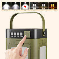 Rechargeable Solar Camping Lantern – Portable LED Flashlight for Outdoors