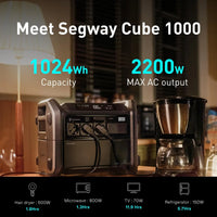 Segway Cube 1000 Portable Power Station 2200W