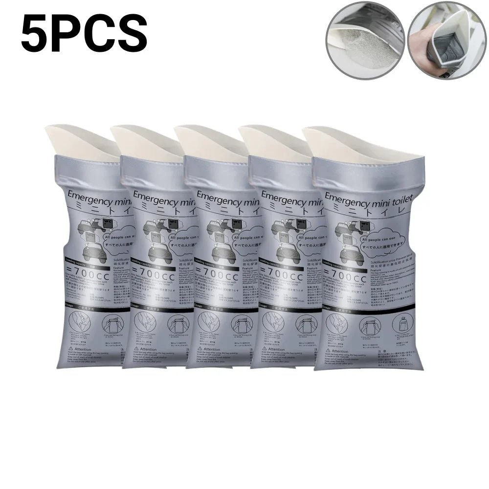 Portable Urine & Vomit Bags for Travel Emergencies