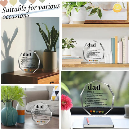 Best Dad Ever - Acrylic Plaque Gift