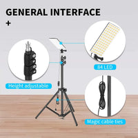 Portable LED Camping Work Light with Tripod Stand