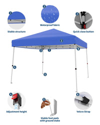 10x10 Pop Up Canopy Tent Waterproof Outdoor Shelter
