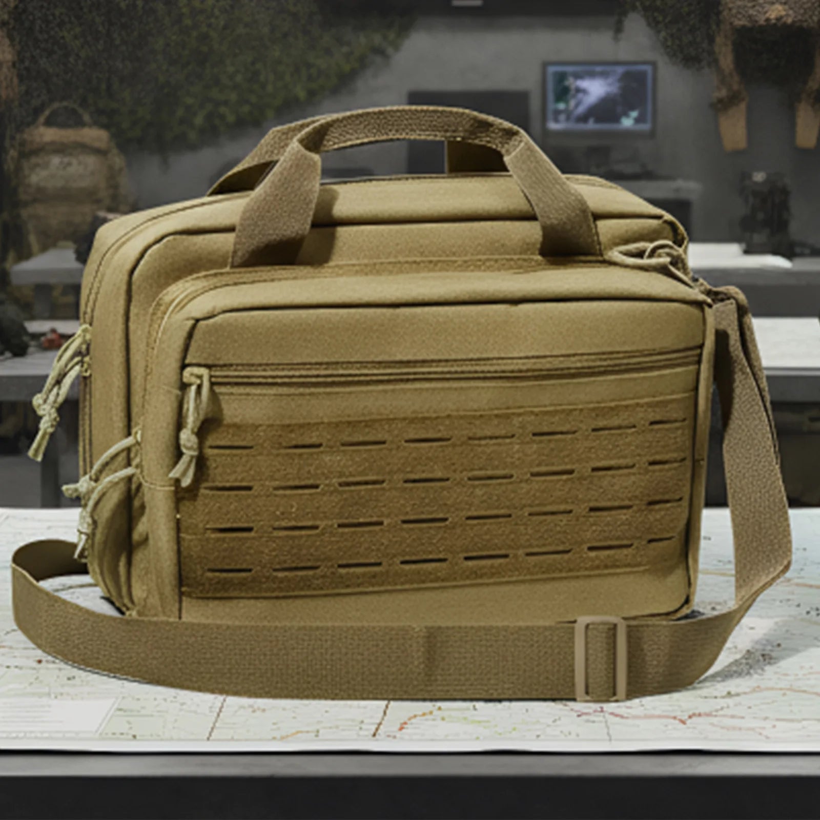 600D Oxford Tactical Handgun Bag with Multiple Pockets | Field to Peak.