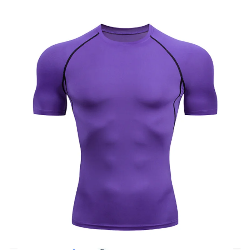Men's Compression Running Shirt Quick Dry Sports Tee