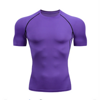 Men's Compression Running Shirt Quick Dry Sports Tee