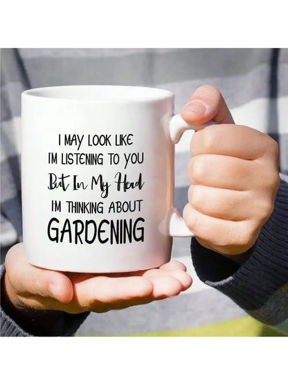 Funny White Ceramic Coffee Mug - 11oz Gift for Friends & Family