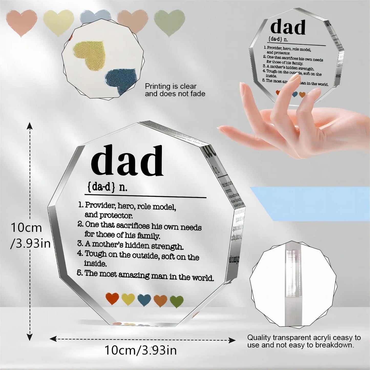 Best Dad Ever - Acrylic Plaque Gift