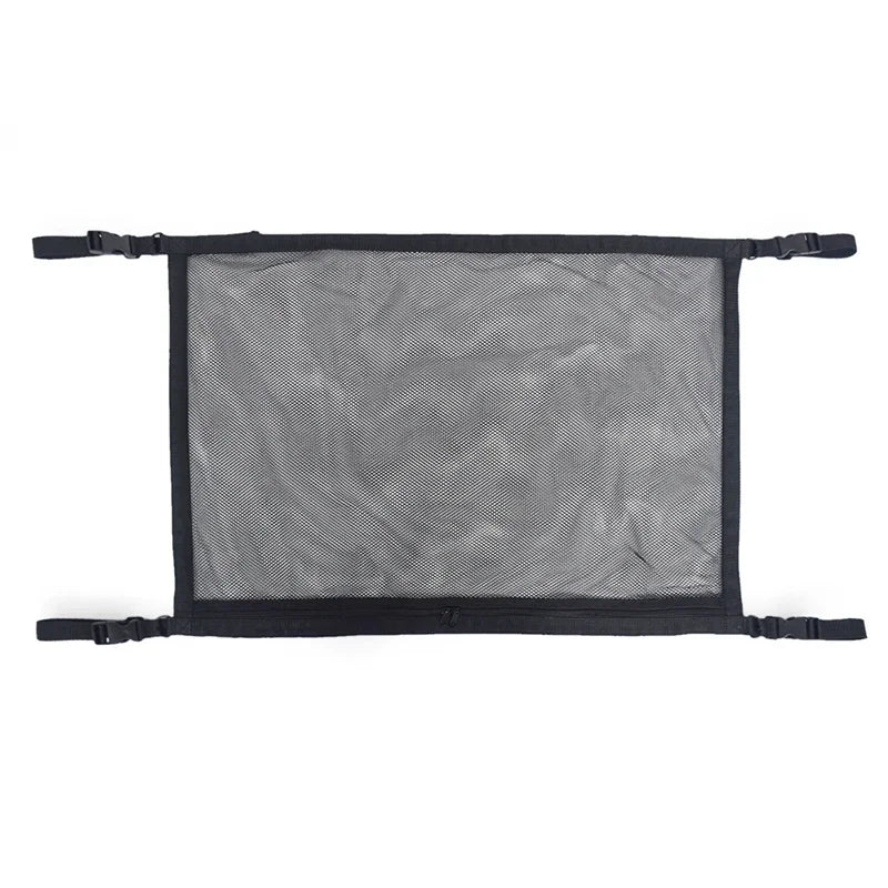 SUV Car Ceiling Storage Net Organizer – Heavy Duty Breathable Mesh Roof Cargo Storage for Travel & Road Trips