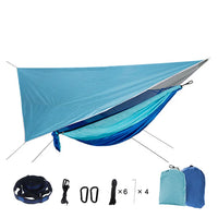 Camping Hammock with Mosquito Net & Rain Fly