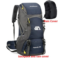 50L Travel Backpack for Hiking & Camping – Waterproof Rucksack