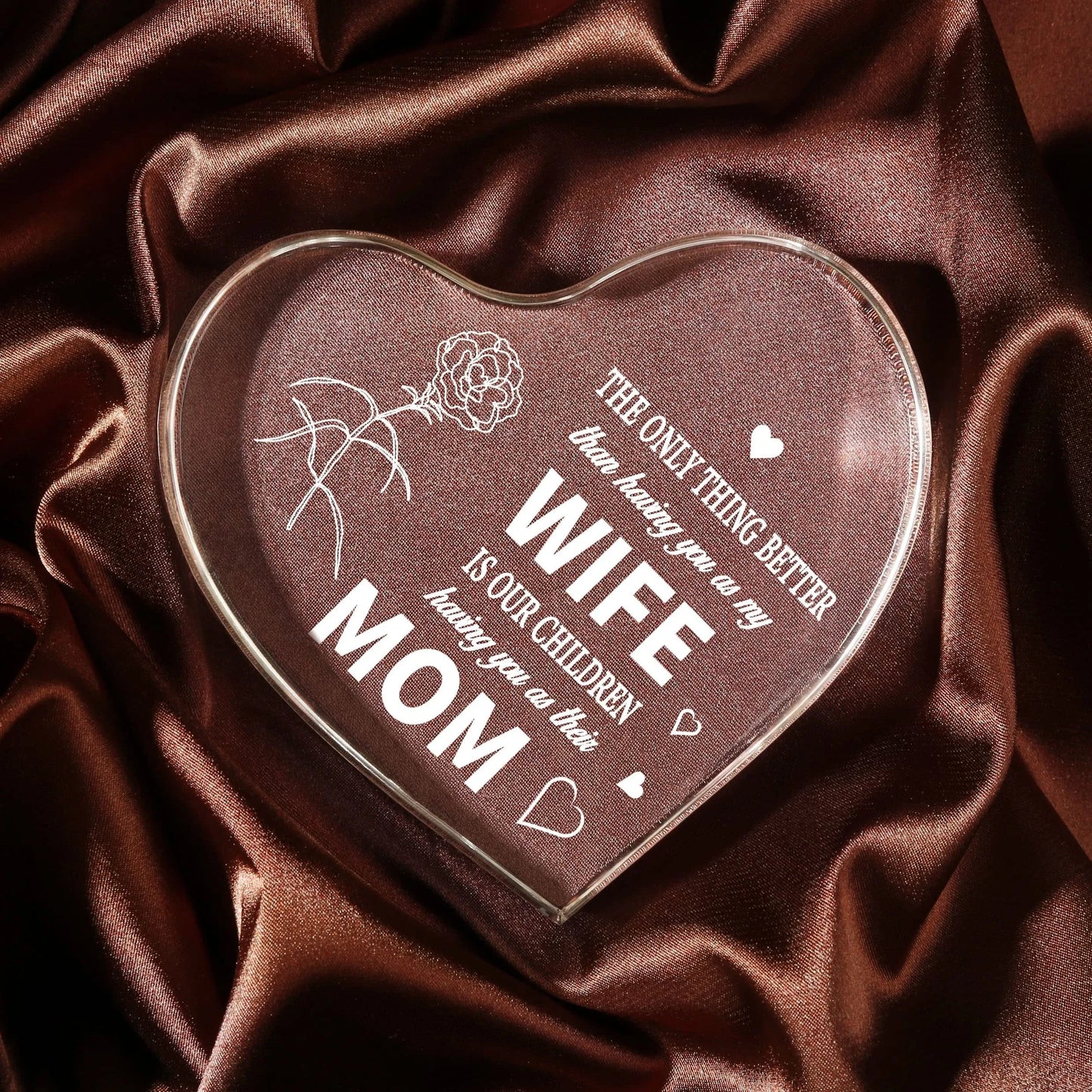 Acrylic Keepsake - Gift for Wife & Mum