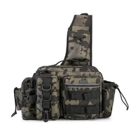 Heavy Duty Fishing Gear Shoulder Bag – Multi-Compartment Outdoor Tackle Storage Bag