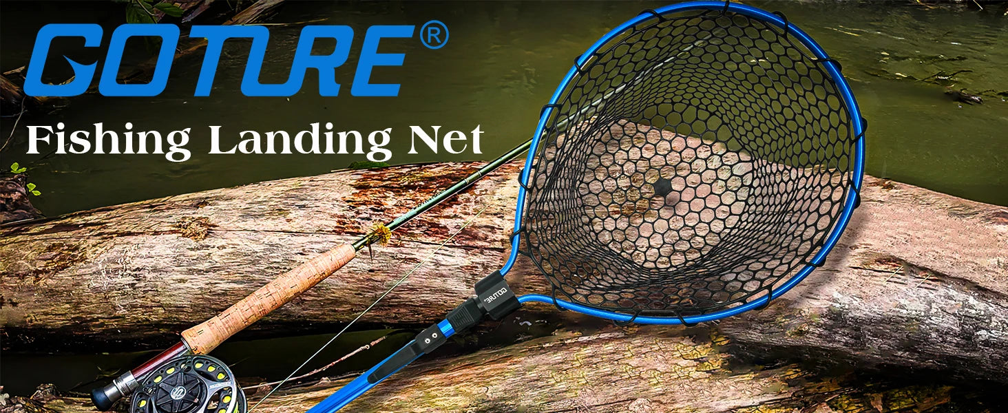 Portable Telescopic Fishing Landing Net – Folding Aluminum Alloy Trout Fishing Net