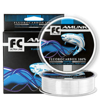 Heavy Duty Fluorocarbon Coated Fishing Line – Abrasion Resistant Sinking Monofilament Leader