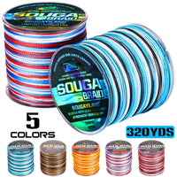 Heavy Duty 4-Strand Braided Fishing Line – PE Multifilament Fishing Wire for Saltwater & Freshwater Fishing