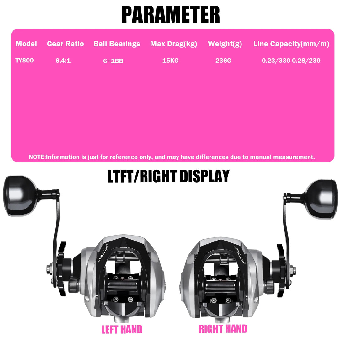 Heavy Duty Saltwater Baitcasting Fishing Reel – Waterproof 15KG Drag Trolling Reel