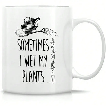 Funny White Ceramic Coffee Mug - 11oz Gift for Friends & Family