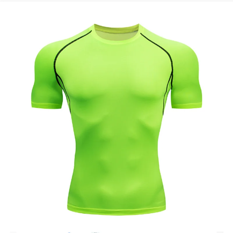 Men's Compression Running Shirt Quick Dry Sports Tee