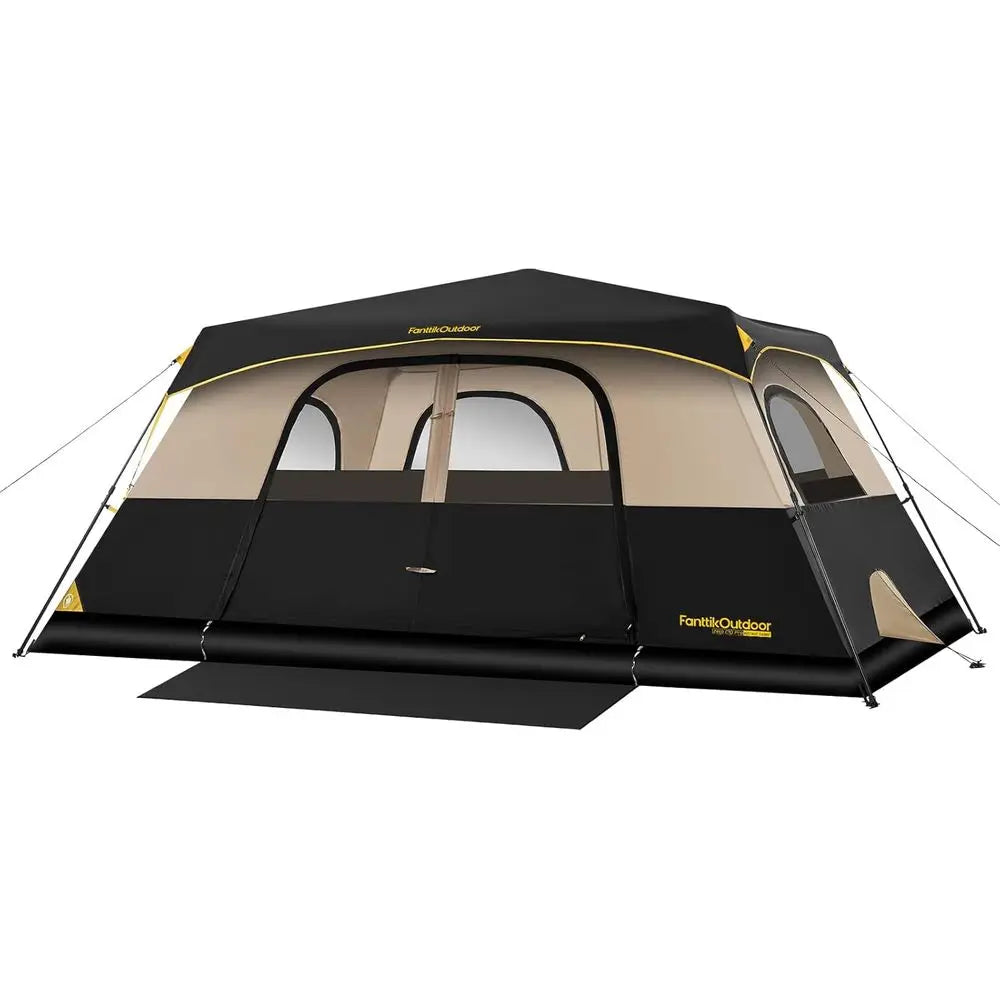 4-10 Person Cabin Camping Tent – Quick Setup Waterproof Windproof Family Tent for Camping & Hiking