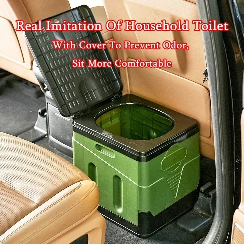 Portable Folding Toilet – Compact & Multi-Functional for Travel