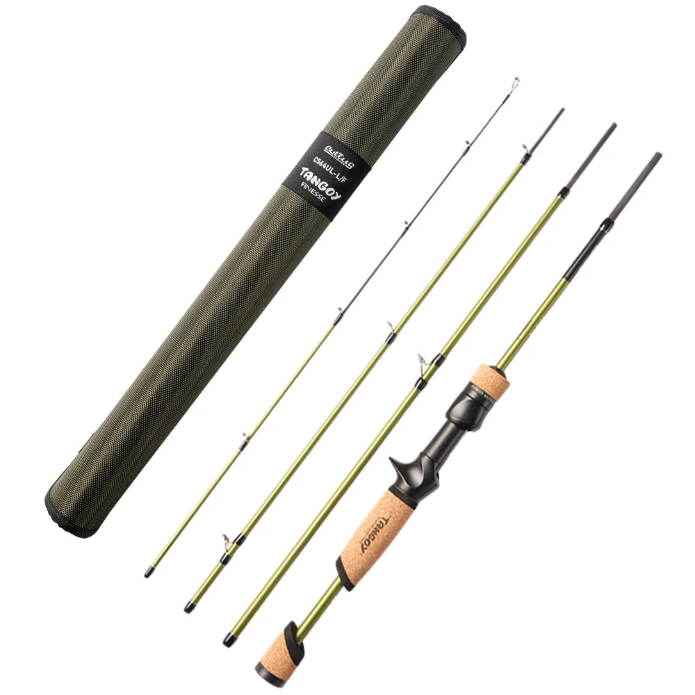 Ultra Lightweight BFS Fishing Rod – 4 Section Carbon Fiber Trout & Bass Fishing Rod