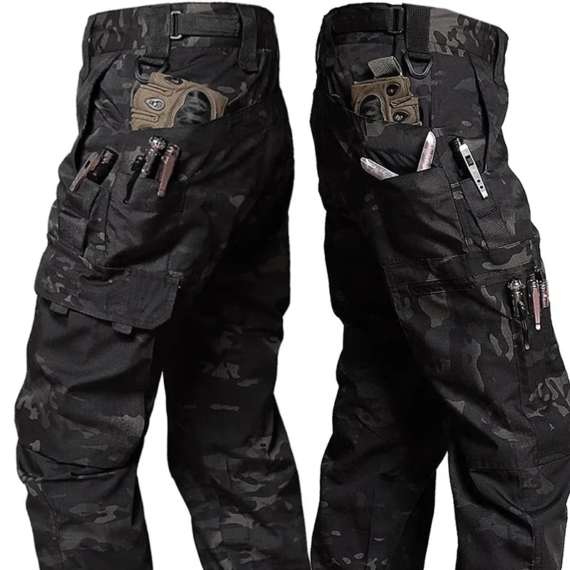 Outdoor Cargo Pants – Waterproof Multi-Pocket Outdoor Work & Training Trousers