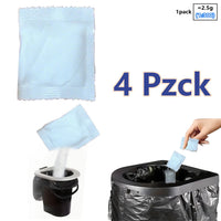 Outdoor Portable Toilet Gel - Absorbent Pee Powder 1-100 Pack