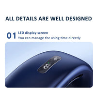 Wearable Neck Fan with LED Display – 360° Portable Cooling Fan, 5 Speeds & Low Noise Design