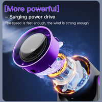TINSOL Wireless Desktop Air Circulator Fan – Quiet Portable Fan for Desk, Wall & Ceiling Use