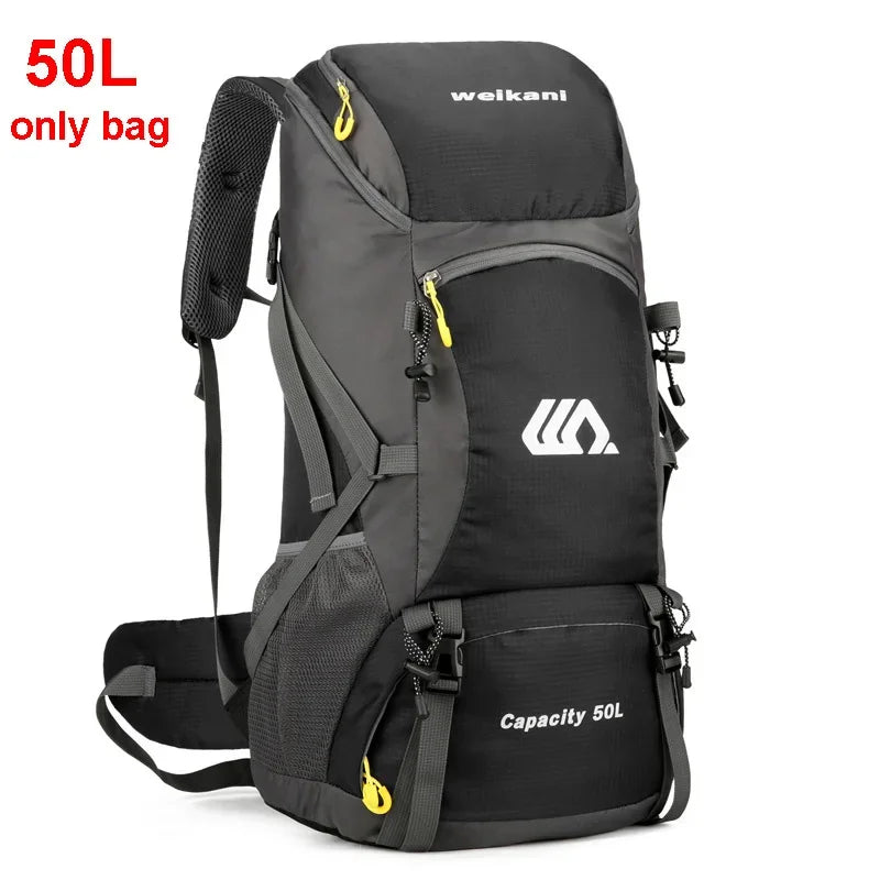 50L Travel Backpack for Hiking & Camping – Waterproof Rucksack