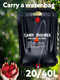 Portable Solar Shower Bag for Camping & Outdoor Use