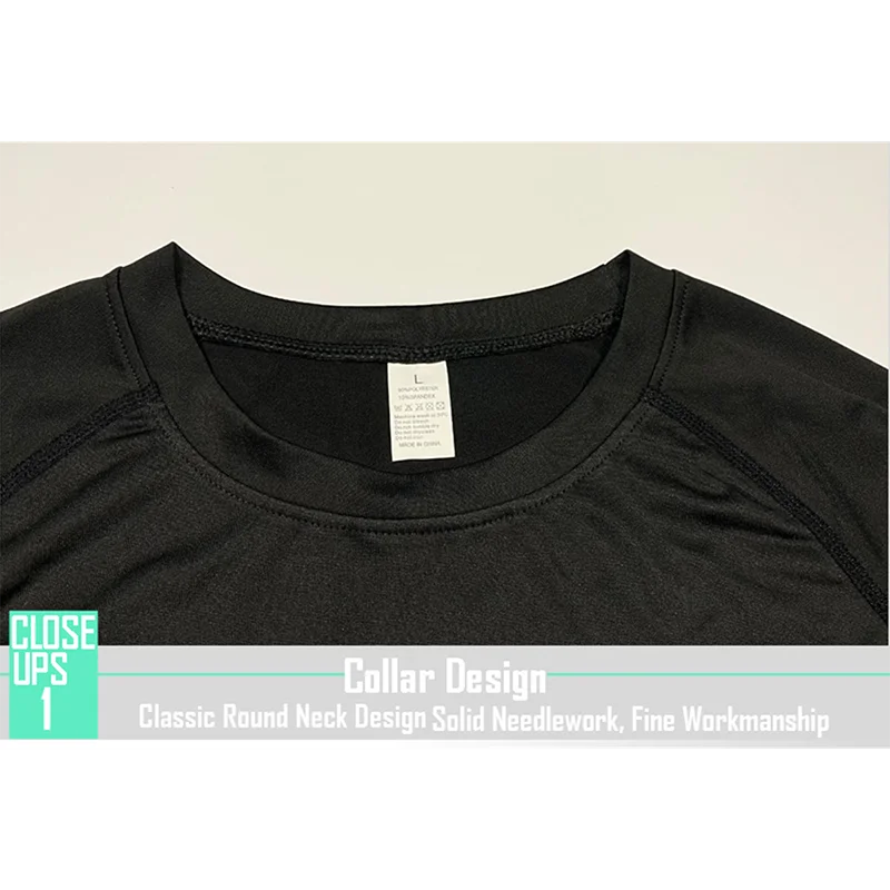 Men's Compression Running Shirt Quick Dry Sports Tee