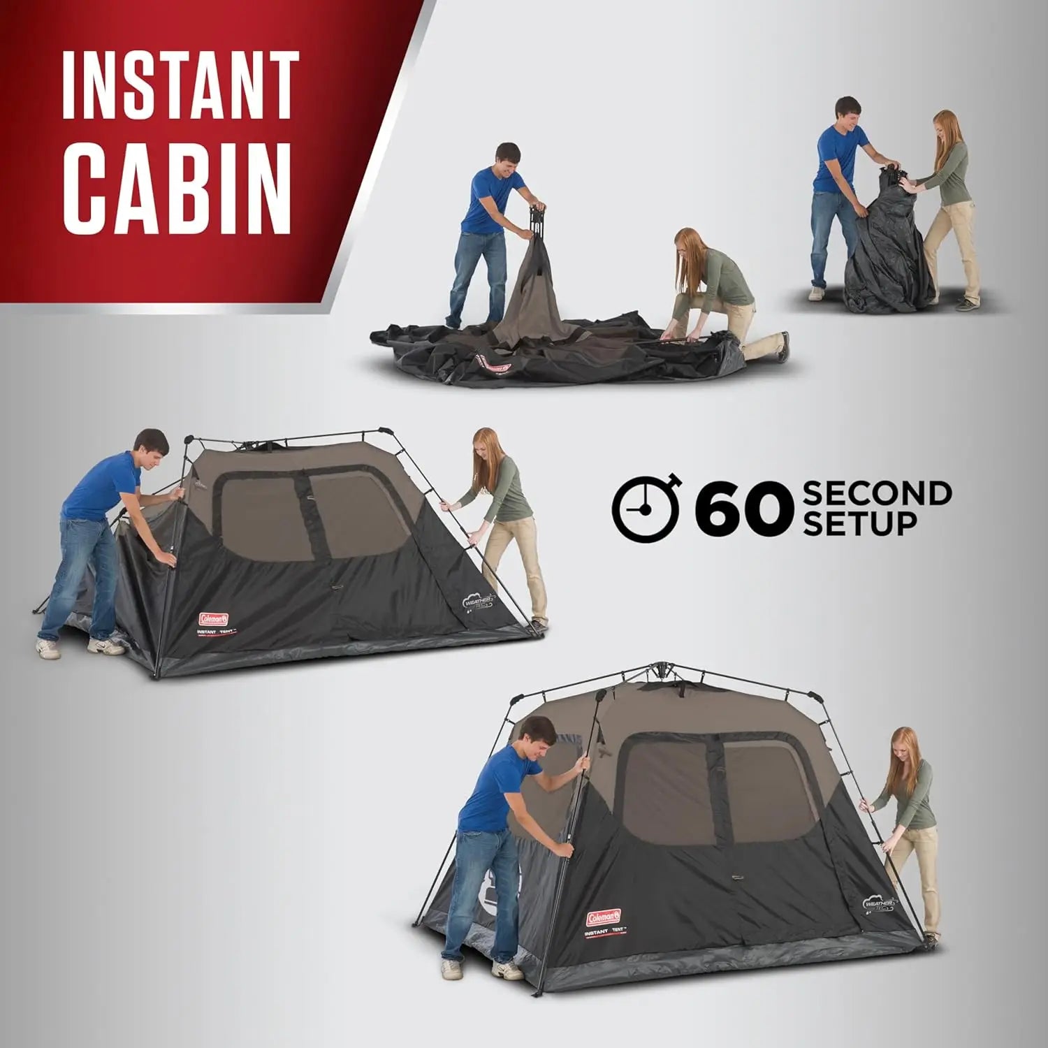 4/6/8/10 Person Instant Family Camping Tent