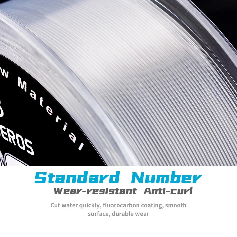 Fluorocarbon Fishing Line – High Abrasion Resistant Monofilament Fishing Wire (100M-500M)