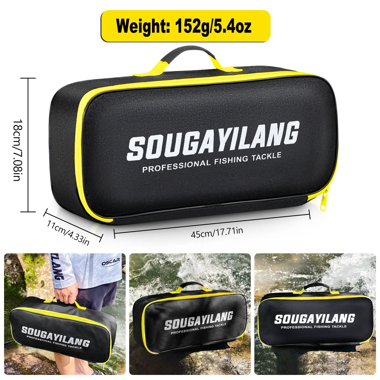 Deluxe Fishing Tackle Box Tool Kit – Ultimate Live Bait Action Fishing Set