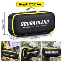 Deluxe Fishing Tackle Box Tool Kit – Ultimate Live Bait Action Fishing Set
