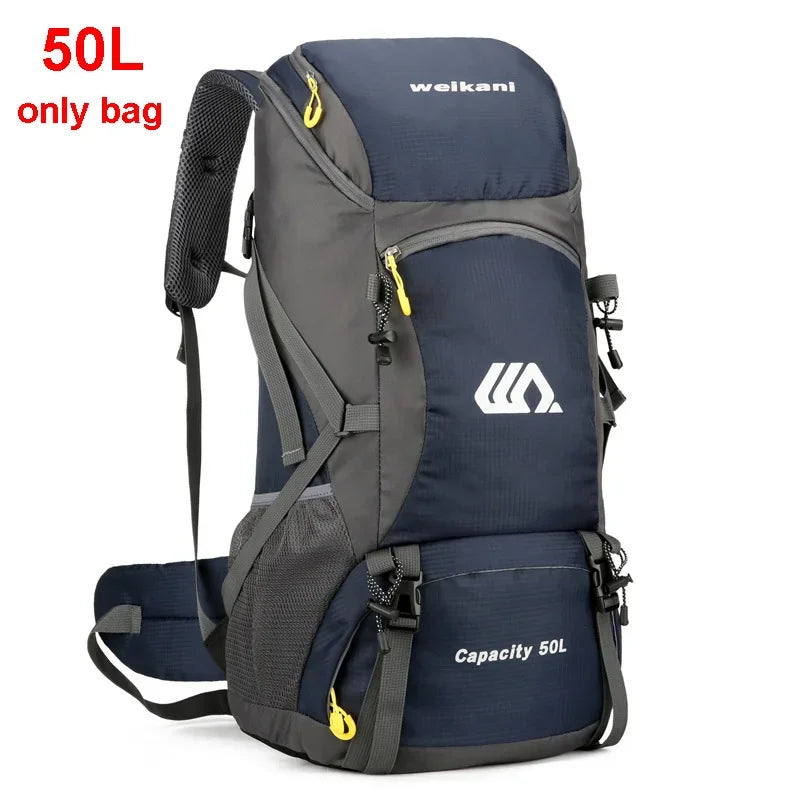 50L Travel Backpack for Hiking & Camping – Waterproof Rucksack