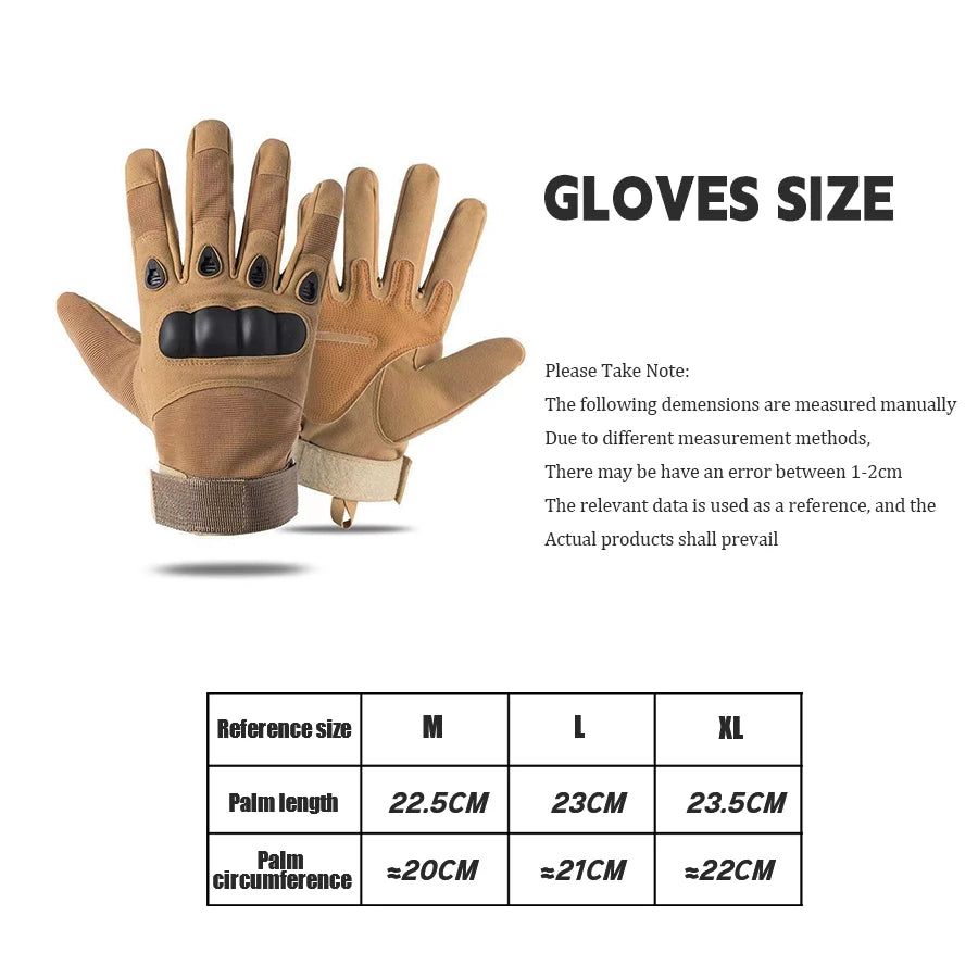 Full Finger Outdoor Gloves – Touchscreen, Anti-Slip, Wear-Resistant All-Season Gloves