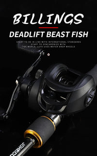 Ultra Lightweight Baitcasting Reel – High Speed Magnetic Brake Fishing Reel (12KG Max Drag)
