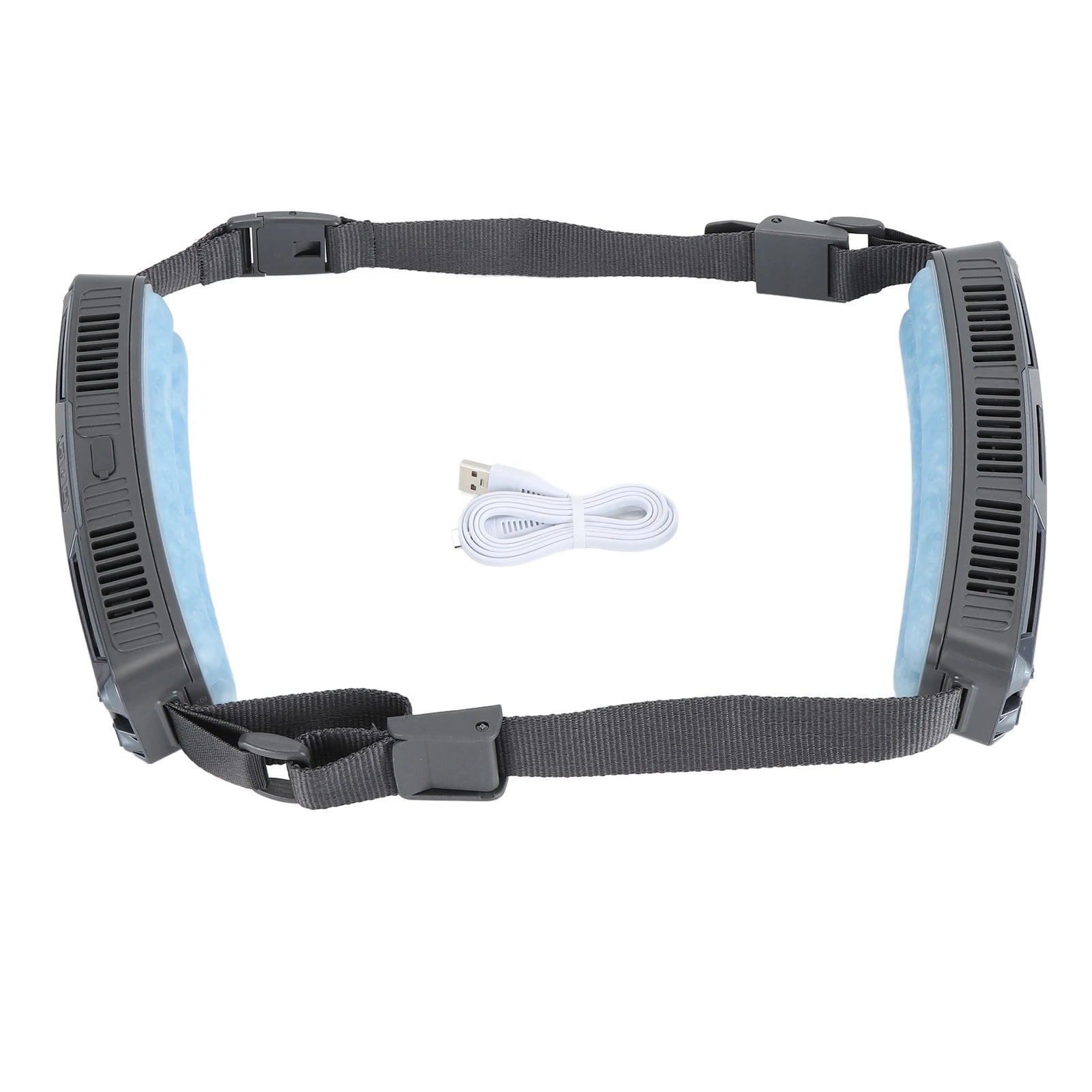 Wearable Waist Fan – 3-Speed Outdoor Belt Fan with Cooling Compress Design for Sports & Work