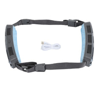 Wearable Waist Fan – 3-Speed Outdoor Belt Fan with Cooling Compress Design for Sports & Work