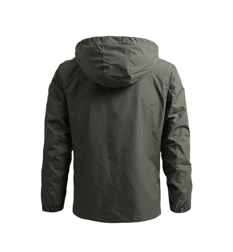 Waterproof Windbreaker Jacket for Hiking & Fishing