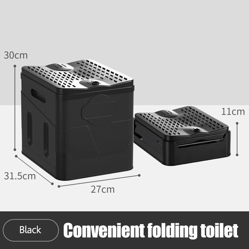 Movable Portable Toilet – Folding Travel Toilet for Car & Emergency Use