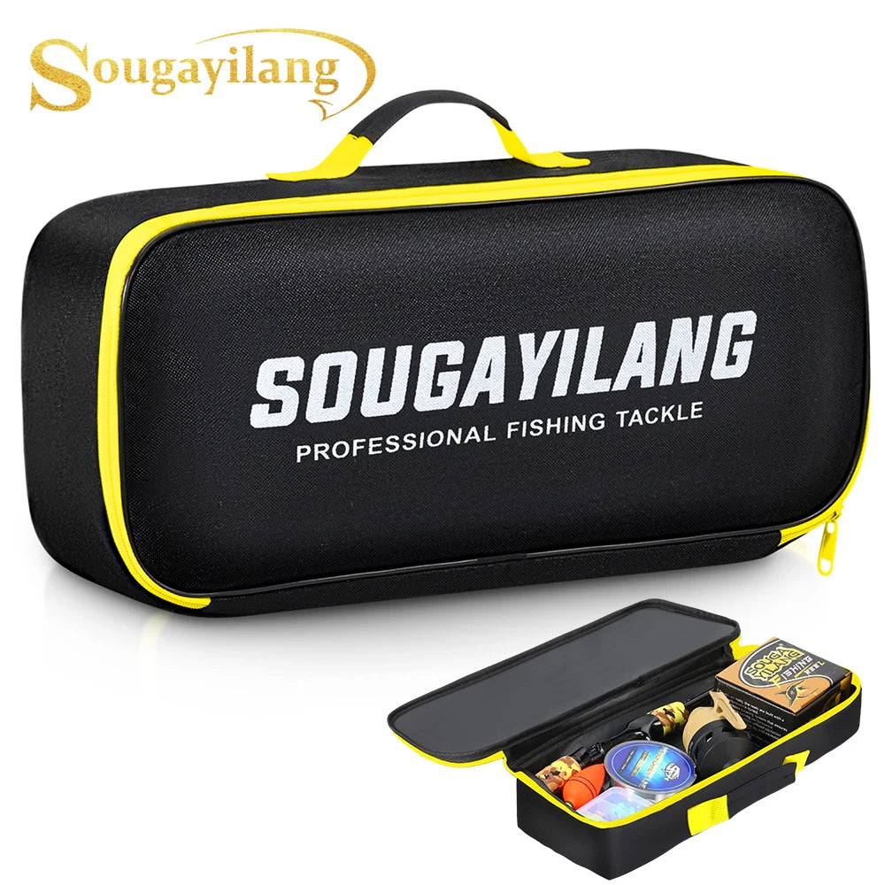 Deluxe Fishing Tackle Box Tool Kit – Ultimate Live Bait Action Fishing Set