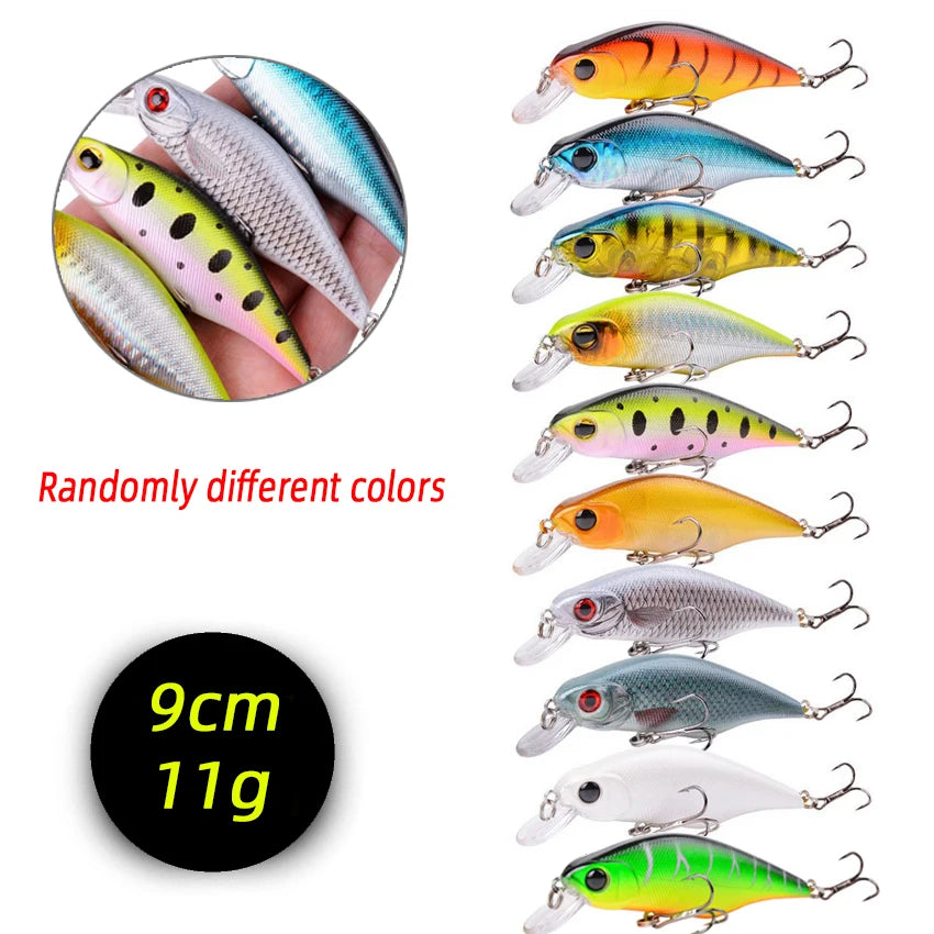 3/5/8Pcs Minnow Fishing Lure Set – High-Quality Wobble Bait