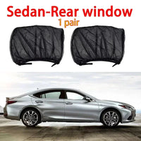 Car Window Sunshade Mosquito Net Set – Breathable UV Protection Screens for Front & Rear Windows (2PCS/4PCS)