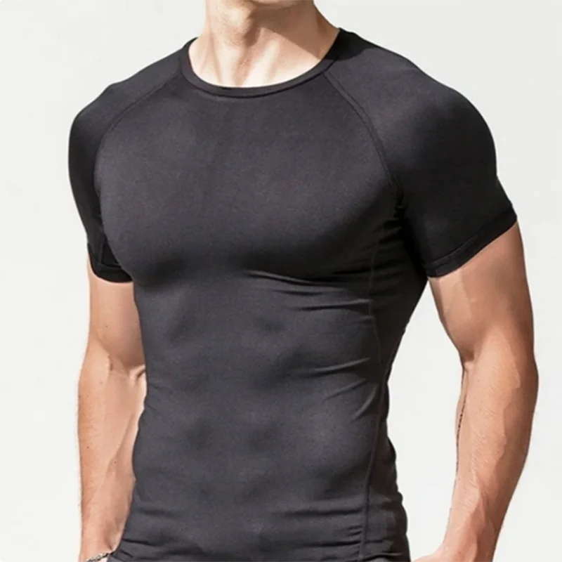 Men's Compression Running Shirt Quick Dry Sports Tee