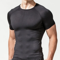 Men's Compression Running Shirt Quick Dry Sports Tee