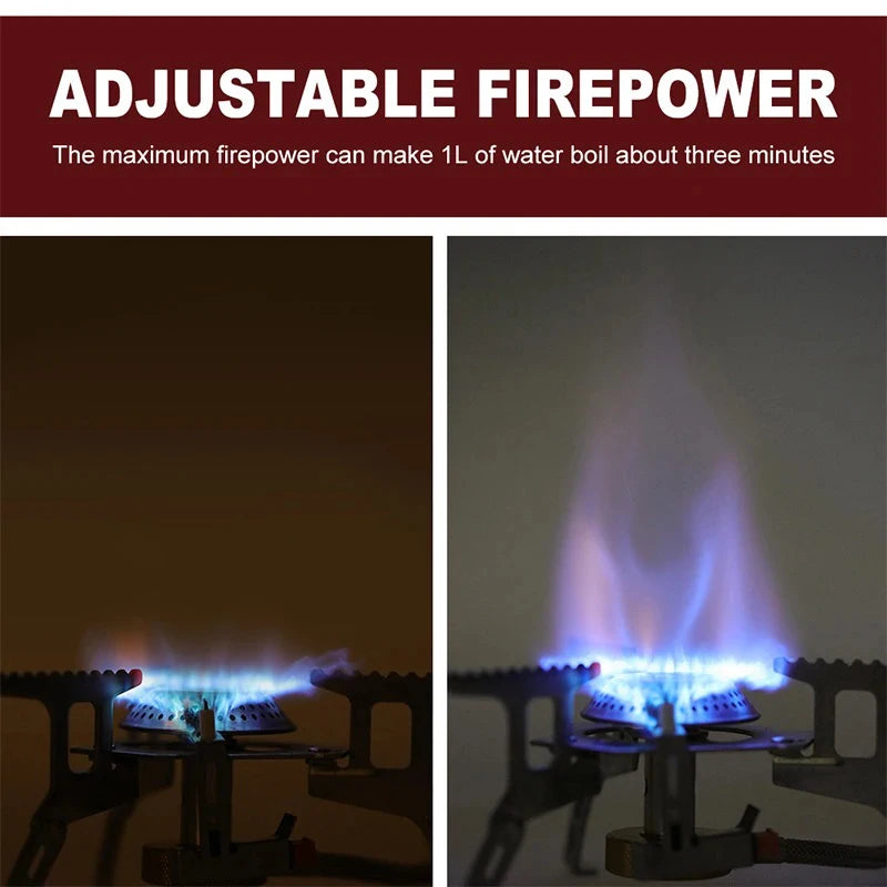 Camping Gas Stove – Portable Folding 3500W Outdoor Cooking Stove | Field to Peak.