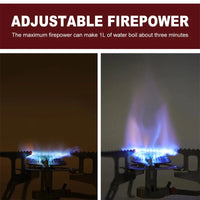 Camping Gas Stove – Portable Folding 3500W Outdoor Cooking Stove | Field to Peak.